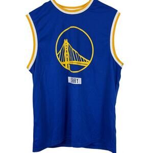 NBA Golden State Warriors Stephen Steph Curry 30 Jersey Blue Mens sz Large
